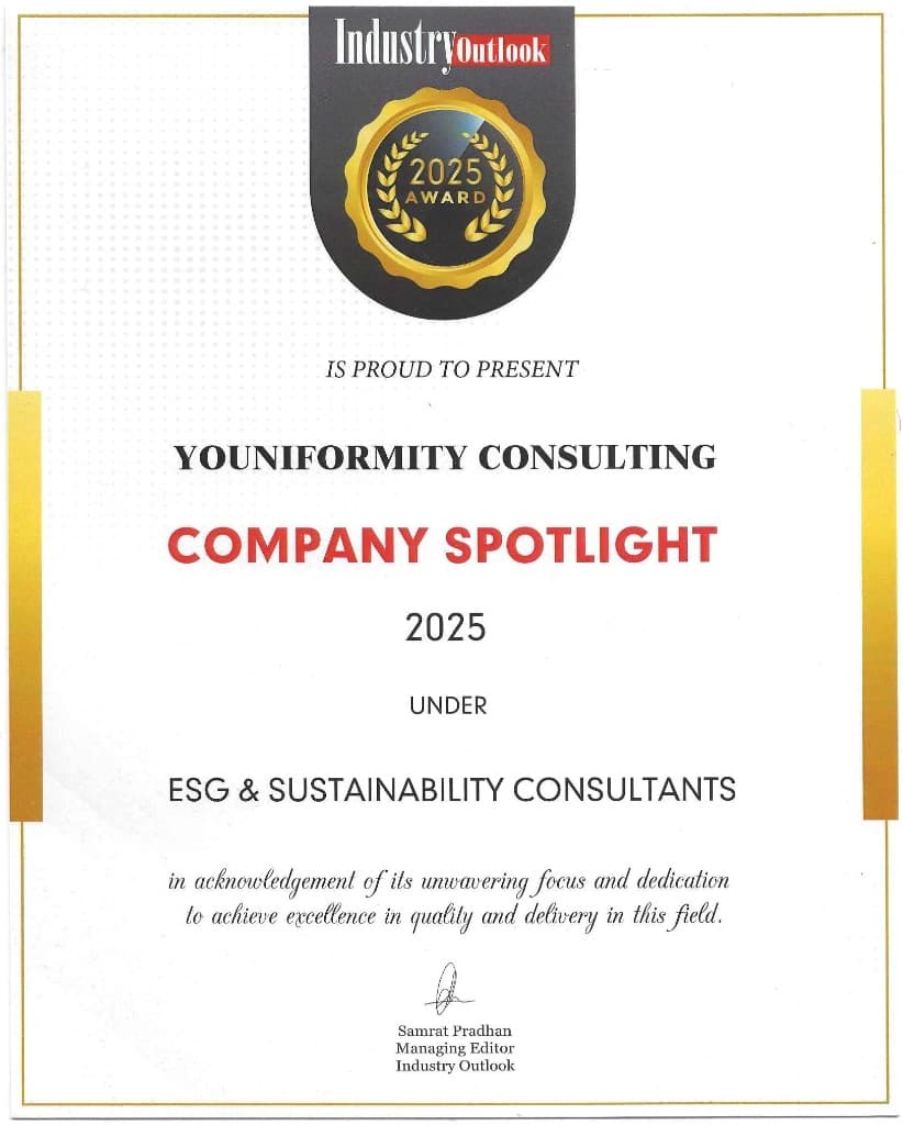 Industry Outlook 2025 Award Certificate